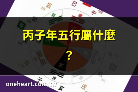 丙子年五行